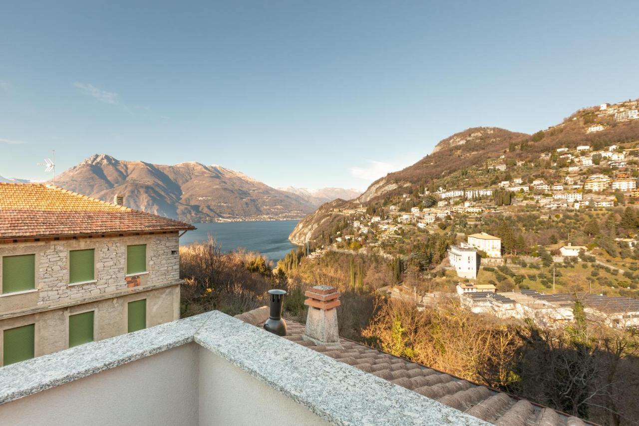 Mysa Properties - Casa Chicca, Flat With Lake View Terrace Perledo Exteriér fotografie